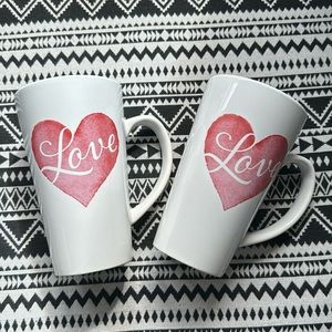 Love mugs large set of 2 marketplace